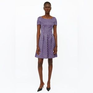 💜🩶 Authentic Prada wool-silk blend printed dress